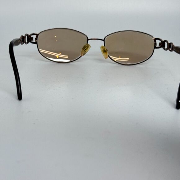 Fendi Oval Eyeglass Frames F943 Bronze/Brown full rim H15477 - Picture 3 of 8